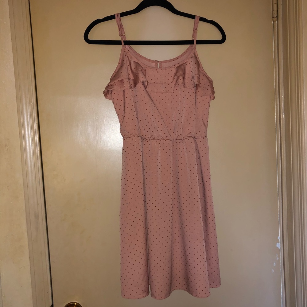 LC Lauren Conrad Light Pink Studded Dress Size 2
